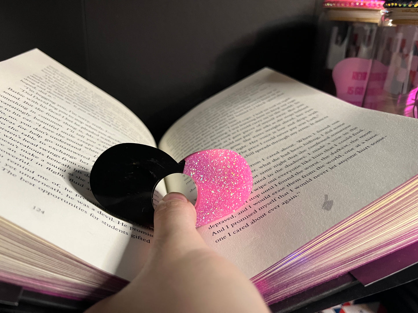 Book Page Holder - Pink