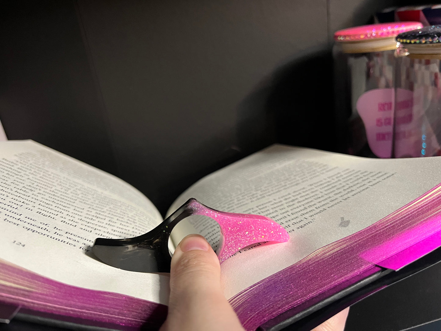 Book Page Holder - Pink